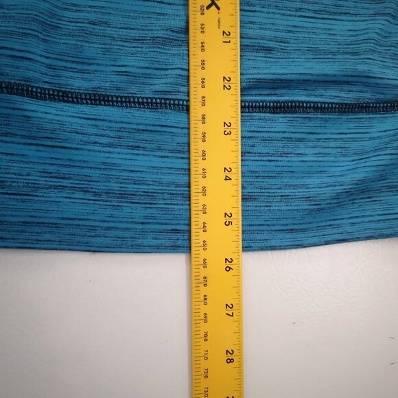 Champion Ladies V-neck Teal Blue Hooded Pullover - Picture 12 of 12